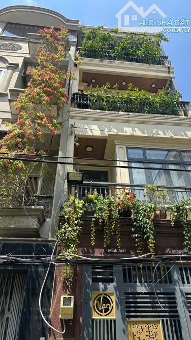 Siêu Phẩm Vừa ở Vừa KD đường Trần Bá Giao , Đường Nhựa Hẻm Lớn , (4x25m)  5 Tầng Mới Cứng