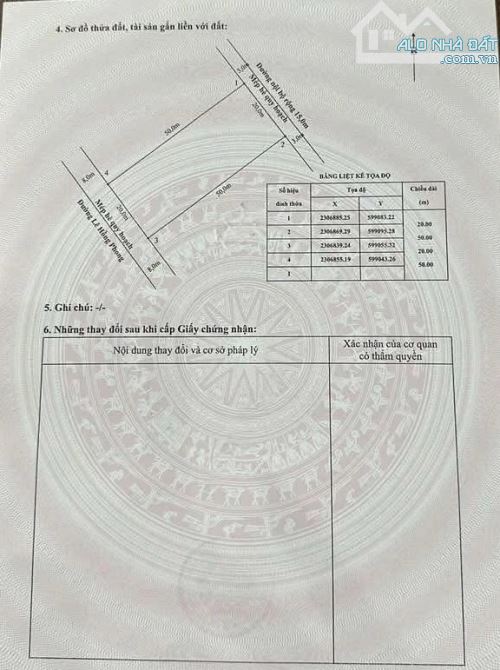 Vị trí trung tâm đẹp bậc nhất tuyến đường Lê Hồng Phong giá chỉ 200 triệu/m2 mặt tiền 20m
