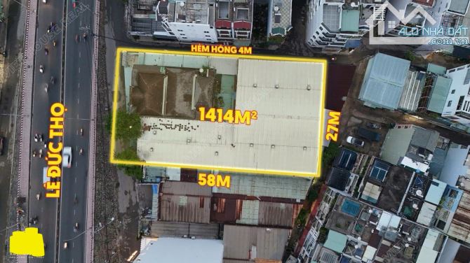 Giá sốc! Nhà đ mặt tiền rẻ hơn trong hẻm 2MT Lê Đức Thọ P.13 Gò Vấp 1414m2 giá chỉ 60tr/m2 - 1