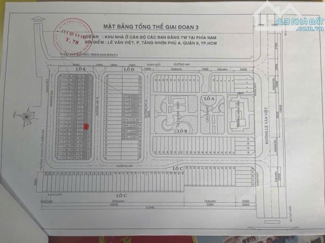 LÔ ĐẤT MẶT TIỀN 447B – DT 72M², NGAY LÊ VĂN VIỆT, TĂNG NHƠN PHÚ A, QUẬN 9 - 1