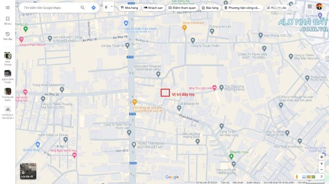 Bán dãy trọ 15x42m hẻm Phan Đình Giót p. An Phú kế chợ Đông Đô - 2