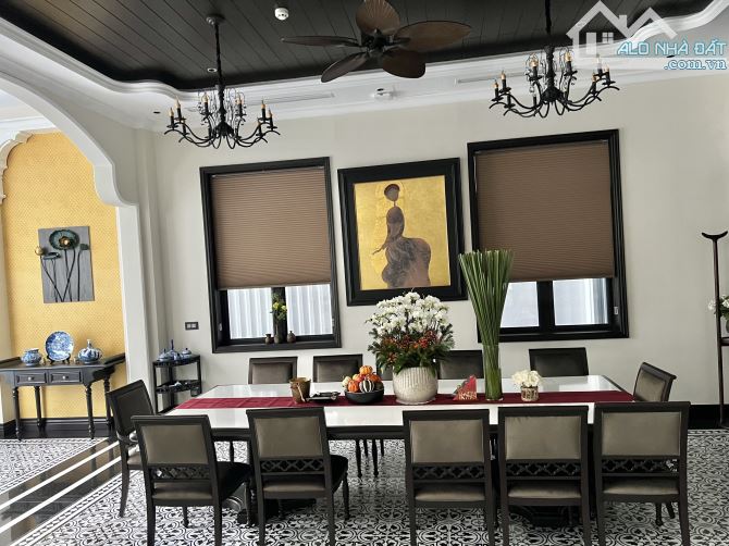 BIỆT THỰ SIÊU SANG CAO BÁ QUÁT – 420M² ĐẤT – 5 TẦNG + 1 HẦM – NỘI THẤT INDOCHINE ĐẲNG CẤP - 2
