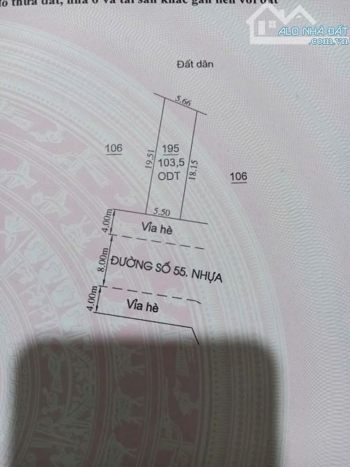 Bán Đất Phú Tân TP mới Bình Dương 2 tỷ 270 triệu ( phuong Binh Duong. TP.HCM ) - 6