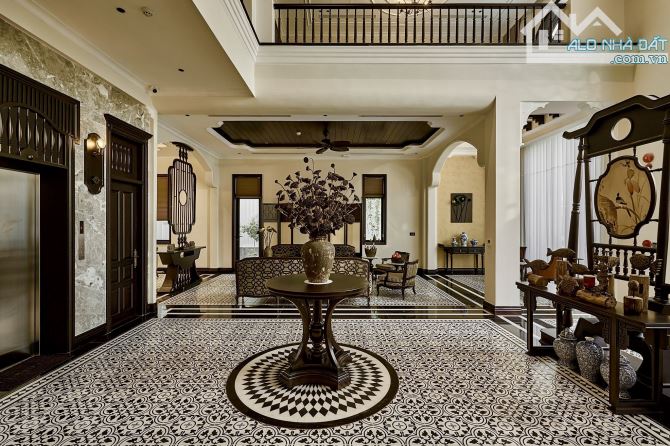 BIỆT THỰ SIÊU SANG CAO BÁ QUÁT – 420M² ĐẤT – 5 TẦNG + 1 HẦM – NỘI THẤT INDOCHINE ĐẲNG CẤP - 8