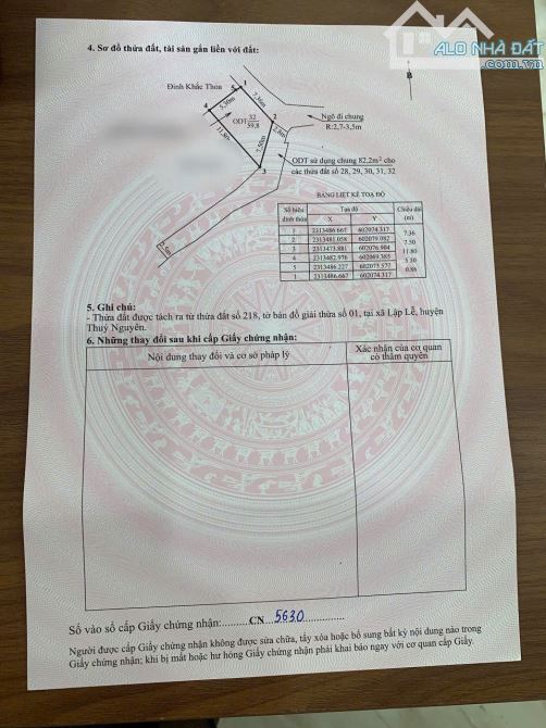 💥💥💥 Lô góc 59,8m2 Đất Lập Lễ, Thuỷ Nguyên, Gần KCN VSIP,  Oto đỗ cửa Giá 9xxtr 💥💥💥