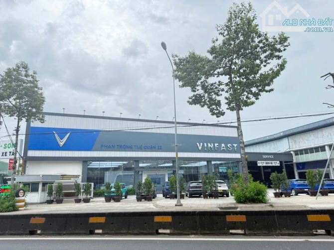 Nhà cấp 4 Mặt tiền đường LÊ THỊ RIÊNG phường TA  Q12, dt 292m2 Đường 30m DÒNG TIỀN 35TR/TH