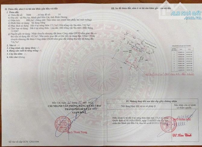 Chủ hạ giá, cần bán nhanh đất Phú An, Bến Cát (phường Phú An, Tp Hồ Chí Minh)