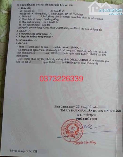 BÁN NHÀ HẺM XE HƠI – CĂN GÓC 2 MT 117M2 – ĐƯỜNG VĂN TIẾN DŨNG – 1 TỶ 790 – SHR - 10
