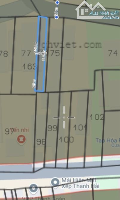 Bán Đất Đông Thạnh 8 - 78m² 3x26m - thổ 73m² Hóc môn gần Thạnh xuân 52 giá rẻ 2.3 tỷ - 1