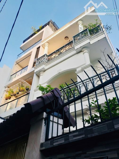 Bán nhà hẻm xe hơi Thành Thái Quận 10 đúc 5 tầng THANG MÁY 70m2 NGANG 4.4m NỞ HẬU 12 CHDV - 1