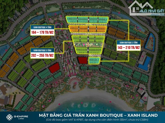 Nhận booking 100tr Thấp Tầng 135m2 Xanh Boutique Cát Bà- Quỹ 50 Căn Ngoại giao giá tốt - 1