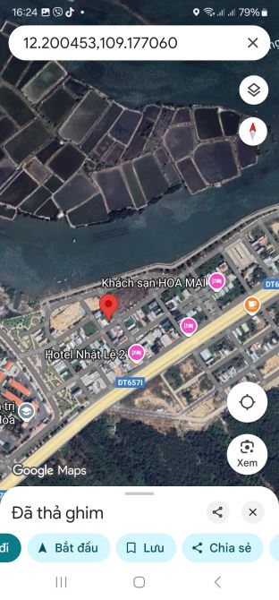 HÀNG RẺ ĐẦU TƯ ĐẤT TĐC HÒN RỚ 2 PHÍA BÊN SÔNG ĐƯỜNG 13.5M BÁN GẤP - 1