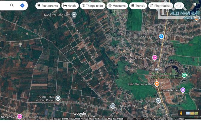đất héc ta vuông vắn 4 mặt tiền thôn 3 Cư Suê đất màu mỡ đường ô tô - 1