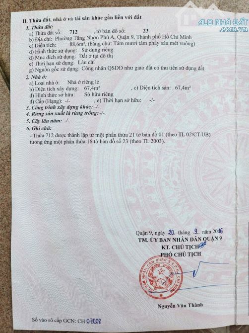 Bán Nhà Cấp 4 Đường 455 Lê Văn Việt Ngay Đại Học GTVT, DT 89m2 Ngang 7m - 2