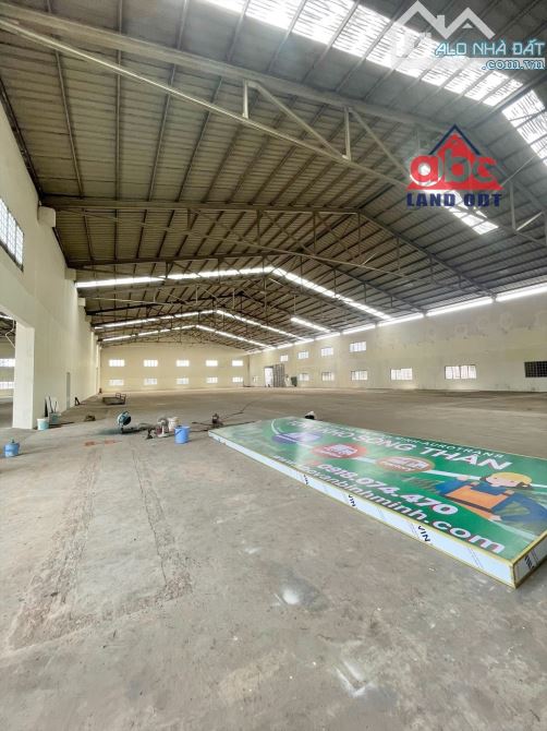 Cho thuê kho 12.000m2 trong kcn sóng thần 1 Mặt Tiền Đường Chính Giá chỉ từ 90k - 3