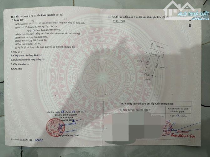 ✅ Bán SIÊU PHẨM  Lô N 2-2 diện tích 156m ngang 8m đường 12m khu Suối Rồng ,Đồ Sơn. - 3