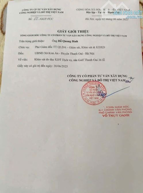 BÁN LÔ GÓC SIÊU ĐẸP – NGỌC LIÊN, KIM AN, THANH OAI, Ô TÔ Đỗ cửa - 3