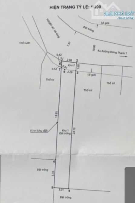 Chủ cần bán Đất 78m² 3x26m Đông Thạnh 8 Hóc môn giá rẻ 2.3 tỷ sổ riêng xây mới ngon - 4