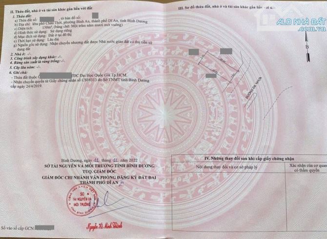 Đất mặt tiền KDC Châu Thới, Phường Bình An, Tp Dĩ An. - 4