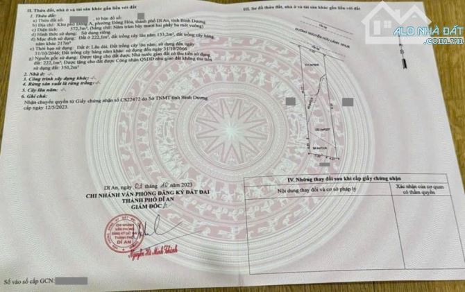 Đất mặt tiền kinh doanh Nguyễn Hữu Cảnh, phường Đông Hoà, Tp Dĩ An - 7