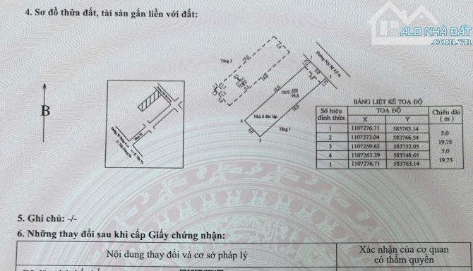Bán nhà hẻm 50 đường Trần Hoàng Na, DT: 5m x 20m= 99m2, 1 lầu, giá: 5 tỷ - 7