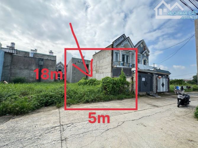 Bán đất 90m2 SHR,Thổ cư gần trường THCS Tân An (P.Hoá An)