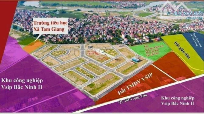 BÁN ĐẤT HẢI QUÂN TAM GIANG YÊN PHONG, CẠNH KCN VSIP - 100M2 - 3,15 TỶ