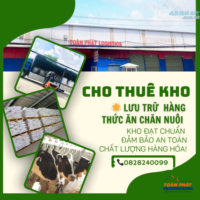 CHO THUÊ KHO CHỨA THỨC ĂN CHĂN NUÔI – GIẢI PHÁP LƯU TRỮ AN TOÀN, HIỆU QUẢ CHO DOANH NGHIỆP