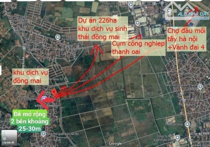 Tiềm năng sinh lời, bán đất Đồng Mai, Hà Đông lô góc ô tô 52m2 cạnh đô thị sinh thái 226ha