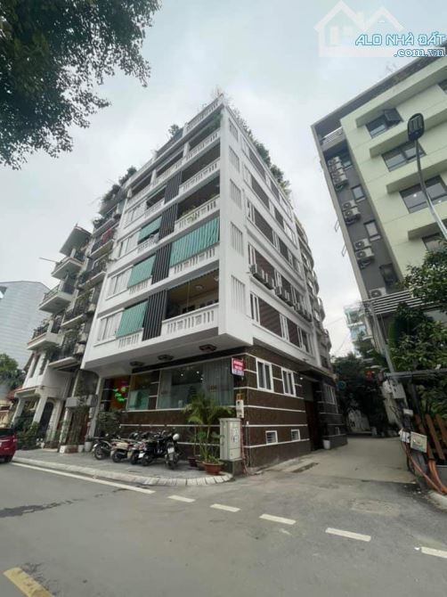Bán tòa văn phòng phố Trần Thái Tông – 130m², 10 tầng + 1 hầm,vỉa hè, mới đẹp giá tốt