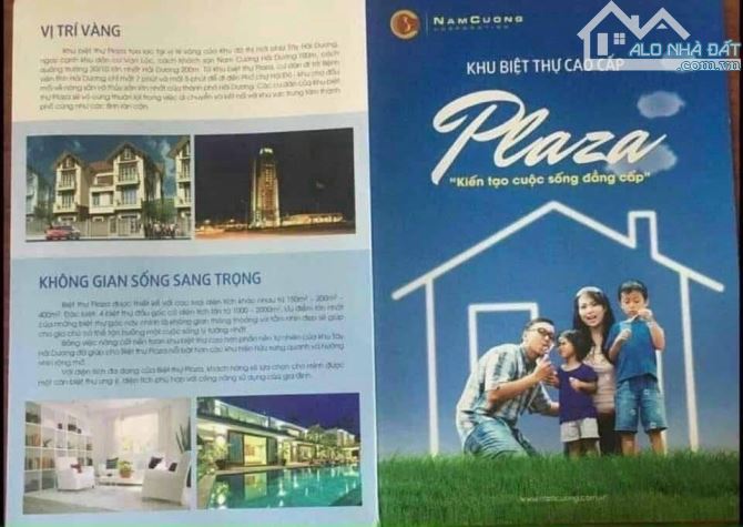 📣🍀💥Cần bán hai lô Đất Bt Plaza khu đô thị phía Tây Nam Cường. Tp Hải Dương