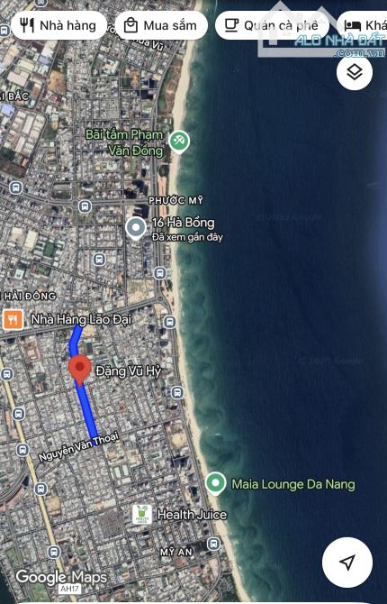 280M2 LÔ ĐẤT CỰC ĐẸP XÂY CAO TẦNG  GẦN ĐOẠN NGUYỄN VĂN THOẠI CHỈ  38 TỶ