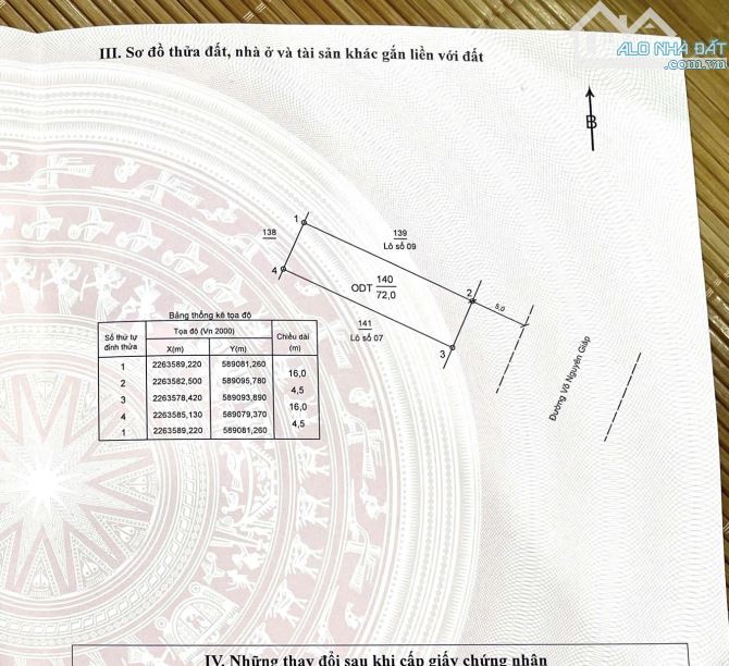 BÁN ĐẤT MẶT ĐƯỜNG VÕ NGUYÊN GIÁP ĐOẠN CHI CỤC THUẾ THÁI BÌNH.! - 1