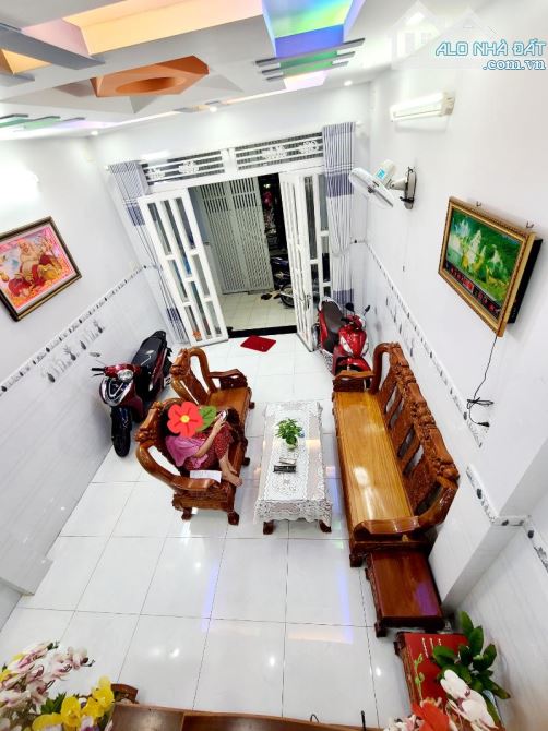 hẻm xe hơi ,4 tầng ,60m2 ,âu dương lân ,quận 8, nhỉnh 9,x tỷ - 1