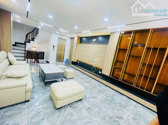 Nhà 6 tầng thang máy mới đét tại khu Đền Lừ, Hoàng Mai 54m2,ô tô vào nhà giá chỉ hơn 18 - 1