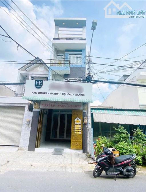 Mặt tiền đường nhựa 12m, 4 tầng, 4x17m, 4pn, 5wc xem là mê mua là lời. - 1
