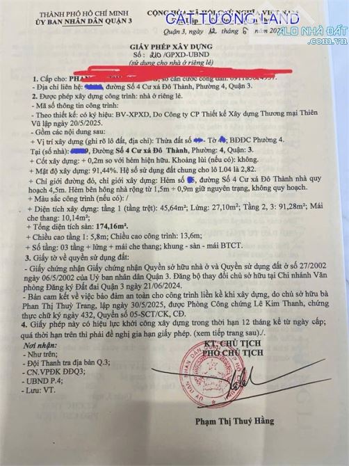 Bán nhà 56m2, Đs. 4, Cư Xá Đô Thành, Phường 4, Quận 3 -- Gần BV Bình Dân -- Giá chỉ 7.2 tỷ - 1