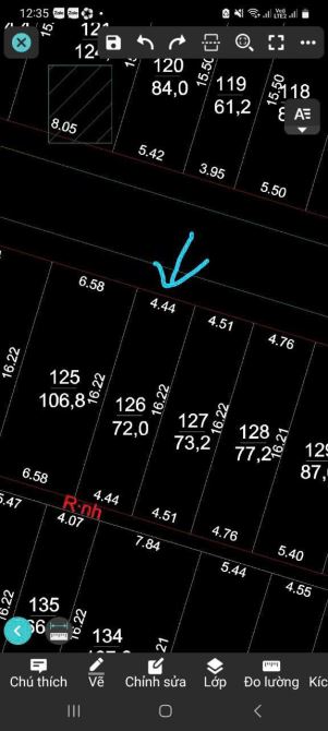 Đất dịch vụ Lai Xá Hoài Đức 72 m2, giá rẻ. - 1