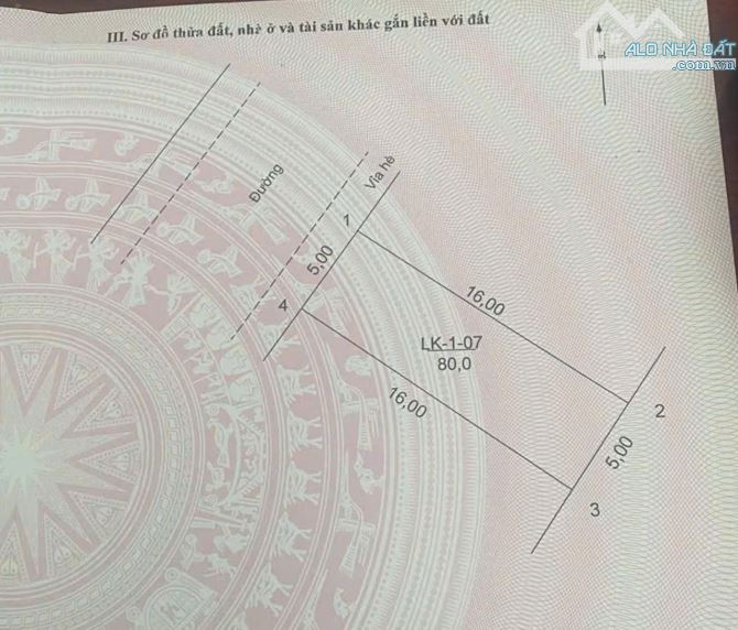 Bán đất 80m2 mặt tiền 5m kinh doanh, giá tốt nhất khu vực chỉ 3,95 tỷ Quang Minh, Mê Linh - 1
