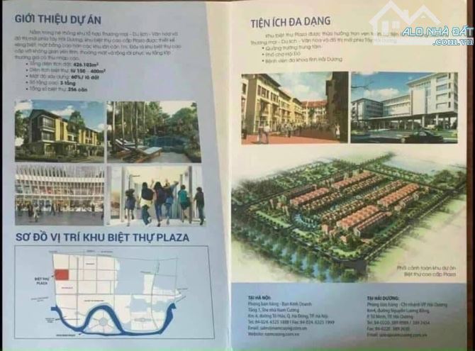 📣🍀💥Cần bán hai lô Đất Bt Plaza khu đô thị phía Tây Nam Cường. Tp Hải Dương - 1