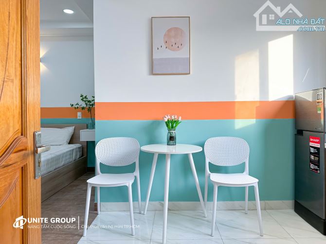 Cho thuê căn hộ quận 10, nhà mới, thang máy, bảo vệ, gần công trường dân chủ, tòa Viettel - 14