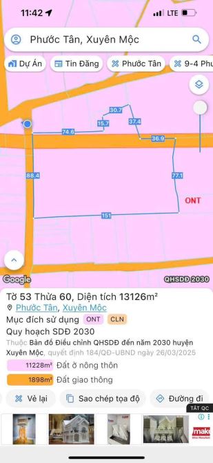 CẦN BÁN SIÊU PHẨM PHÂN LÔ LỚN ĐEP GẦN DỰ ÁN NÚT GIAO CAO TỐC,KCN,KHU TÁI ĐỊNH CƯ ĐÔNG ĐÚC - 2