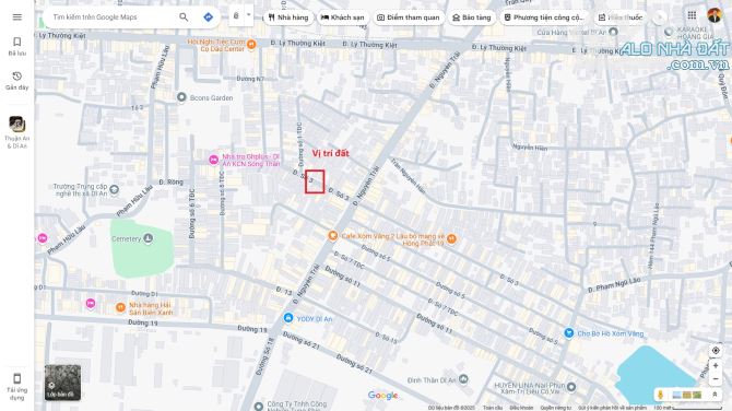Bán nhà 1T1L và dãy trọ 10x46m, mặt tiền chợ xóm vắng, p.Dĩ An, thu 40tr/th - 3