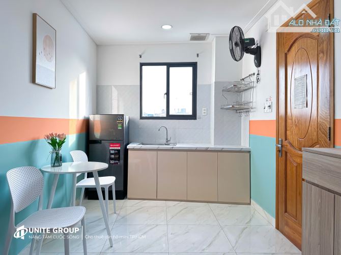 Cho thuê căn hộ quận 10, nhà mới, thang máy, bảo vệ, gần công trường dân chủ, tòa Viettel - 3