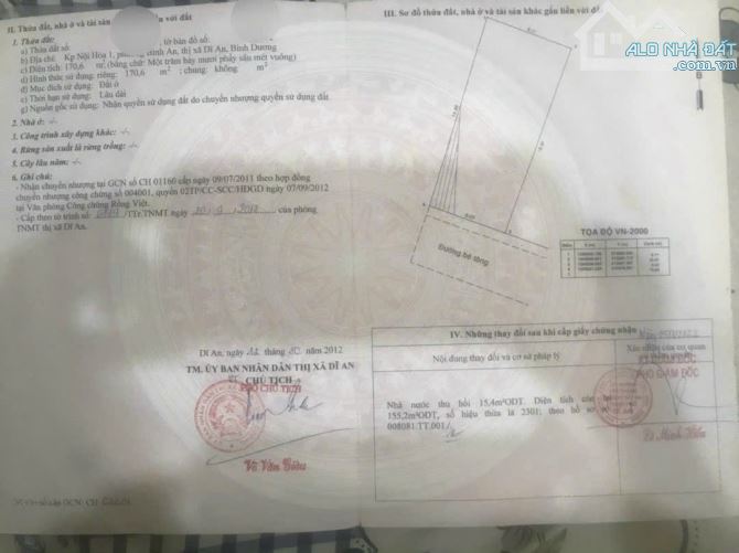 Đất gần làng đại học quốc gia, phường Bình An, TP Dĩ An - 4