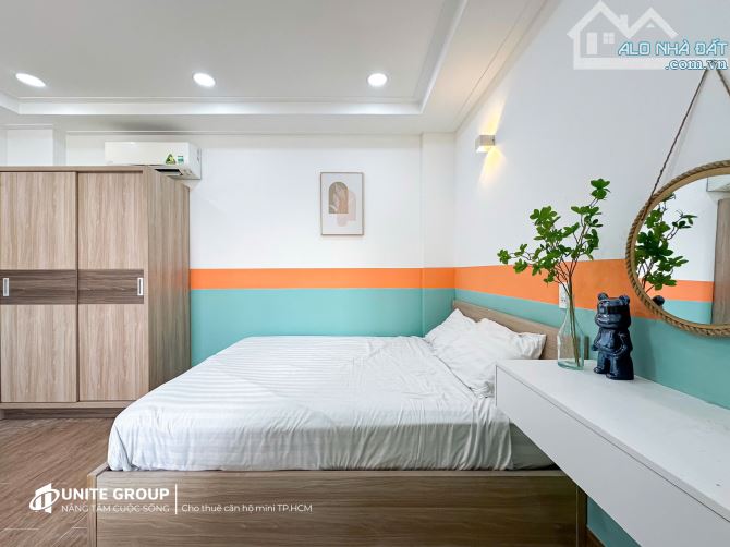 Cho thuê căn hộ quận 10, nhà mới, thang máy, bảo vệ, gần công trường dân chủ, tòa Viettel - 4
