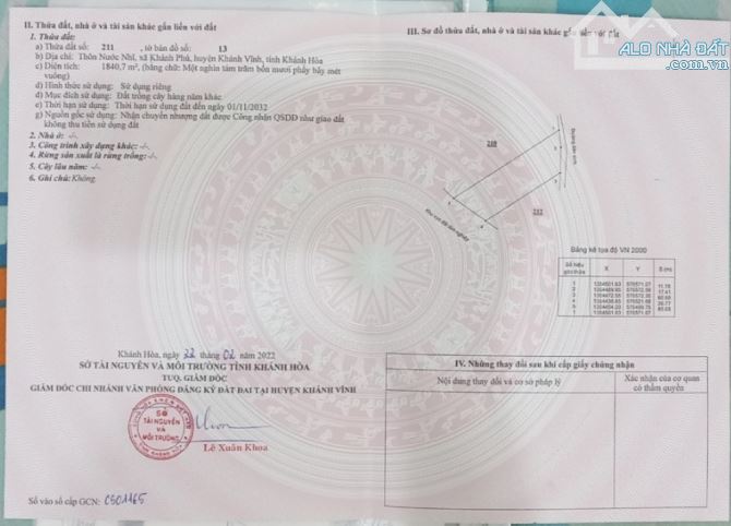 Bán đất vườn Khánh Phú giá rẻ sát bên khu dân cư thôn Nước Nhĩ - 7