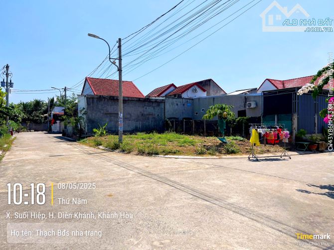 CẦN BÁN LÔ GÓC ĐẸP 8m TẠI DIÊN KHÁNH - KHÁNH HÒA