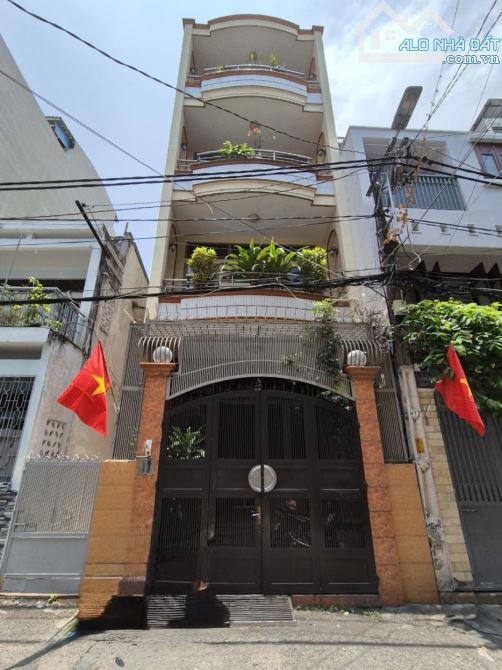 Nhà 4 tầng 6PN, xe hơi vào nhà, 70m2 (4.5x16m) Nơ Trang Long Bình Thạnh chỉ 12 tỷ x