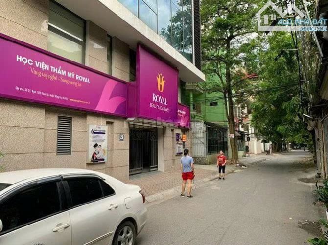🌹17TR/THÁNG! LÔ GÓC! VỈA HÈ! Ô TÔ TRÁNH! MBKD THÁI HÀ 116M2, MT14M. THÔNG SÀN – THANG MÁY - 1